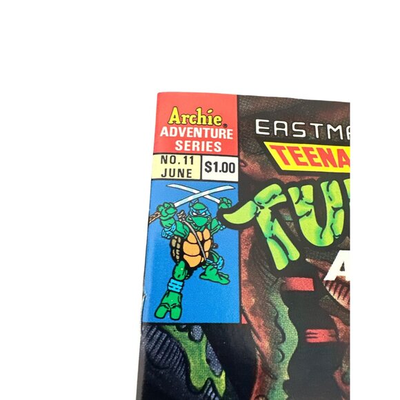 Archie Series Teenage Mutant Ninja Turtles Comic #11 June 1990 Adventure Series - Picture 2 of 6